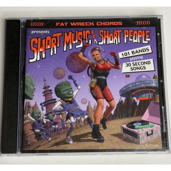 Short Music for Short People CD (1999) | Fat Wreck Chords Punk Rock Compilation - Picture 1 of 7